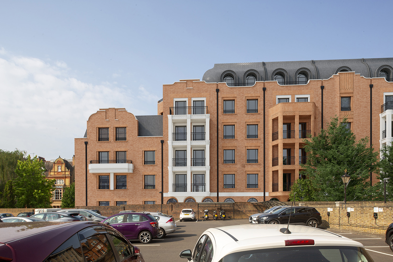 After image: view of London square's proposed building rises higher still, replacing the articulated roofscape with a flat, monolithic form that encloses the view.